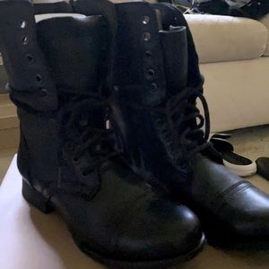 Brand new Steve Madden combat boots